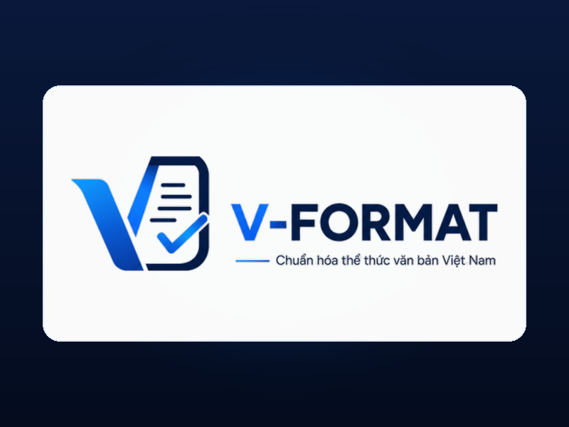 V-FORMAT — Chuẩn Hóa Văn Bản Word 1-Click